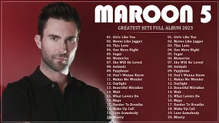 The Best Of Maroon 5  Maroon 5 Greatest Hits Full Album 2024  Best Songs Collection 2024 [upl. by Marjory]