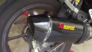 YAMAHA FZ 16BYSON AKRAPOVIC EXHAUST [upl. by Lalise175]