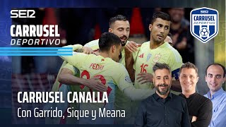 CARRUSEL CANALLA ESPAÑA GOLEA A SUIZA EN LA NATIONS LEAGUE Y ROGLIC SE LLEVA LA VUELTA 080924 [upl. by Starling556]