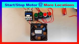 How to start and stop a motor from multiple locations एक मोटर को एकाधिक स्थानों से कैसे चालू और बंद [upl. by Assilev745]