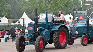 Tractors parade after Historic Tractor Show Panningen 2023 organized by HMT KLEP [upl. by Cybil]