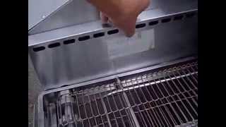 Lincoln Impinger LP gas pizza oven conveyor belt [upl. by Ydissac]