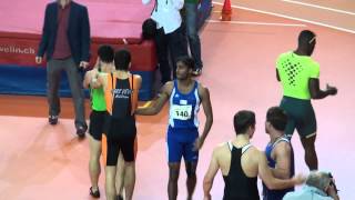 Leichtathletik HallenSM 2015 Final 60 m Männer [upl. by Scarlett]