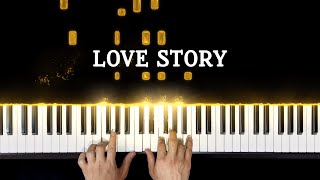 Love Story  Francis Lai  Piano Cover  Piano Tutorial [upl. by Relly]