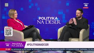 POLITYKA NA DESER  Dorota Łosiewicz i Krzysztof Feusette 29102024 cz1 [upl. by Coriss]