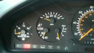 1991 Mercedes Benz R129 300SL Instrument Cluster Freakout [upl. by Goldi]