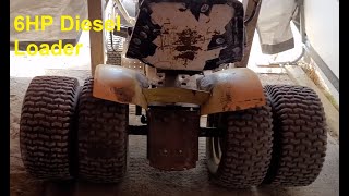 Installed the Dual Wheels on the Sears 6HP Diesel Loader [upl. by Dafodil118]