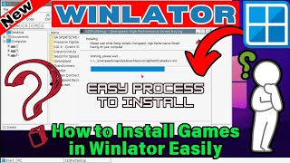 How to install games in Winlator🔥 Games installtion process for Winlator 80😱 Technical Gamer [upl. by Sayer]