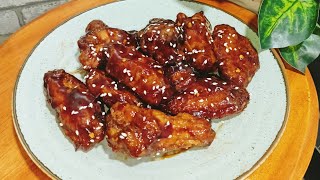 বারবিকিউ হানি চিকেন উইংস।। Bangladeshi style BBQ hani chicken wings recipe [upl. by Nylirad]