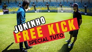 JUNINHO teaches me how to FREEKICK special tuto  seanfreestyle [upl. by Ettennej525]