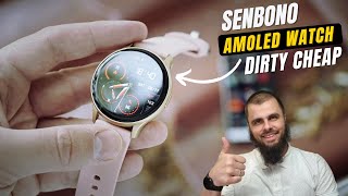 The cheapest Amoled smartwatch in the world I Senbono HK89 Watch Unboxing I Review I Under 30 [upl. by Renaldo]