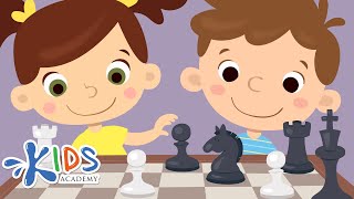 How to Play Chess  Animated Cartoon Series for Beginners  Kids Academy [upl. by Ahselet175]