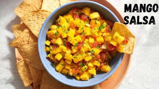 How to make Mango Salsa recipe [upl. by Alick]