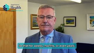 Message of Support for Palliative Care Week Minister for Health NI Mike Nesbitt [upl. by Nnylimaj445]