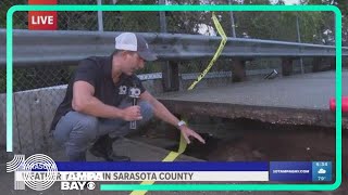 Heres more on flooding conditions in Sarasota County [upl. by Artinahs]