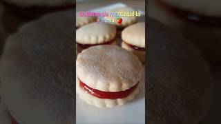 Galletas de mantequilla y fresa 🍓 receta postre galletas mantequilla [upl. by Drawyah]