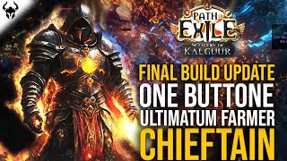 THE LAZIEST BUILD EVER One Button Hellfire CWS Chieftain Final Build Guide  PoE 325 Settlers [upl. by Mcspadden]