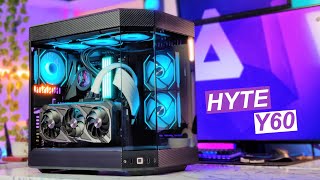 DAMN  THIS CASE IS SO MINIMAL  HYTE Y60  R7 5800X  RTX 3060  LIAN LI  THERMALTAKE  RAY TECH [upl. by Akerehs759]