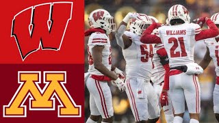 12 Wisconsin vs 8 Minnesota Highlights  NCAAF Week 14  College Football Highlights [upl. by Ecar]