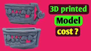 3D printed dental model Exocad Model Creator  3D printer  dental Lab [upl. by Anni]