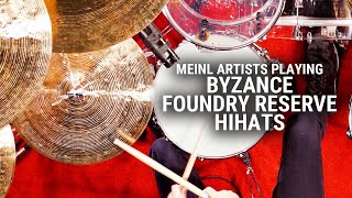 Meinl Cymbals Artists Playing Byzance Foundry Reserve Hihats [upl. by Caldera518]