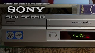 Видеомагнитофон SONY SLV SE640  HIFI  Video Cassette Recorder SONY SLV SE640 [upl. by Nwahsal]