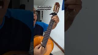 CARTA JUGADA en guitarra short musica guitarra acordes tutorial [upl. by Andres]