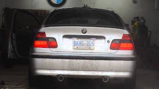 BMW e46 325xi Custom Dual XPipe Exhaust [upl. by Huntley395]