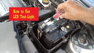 How to Use an LED Test Light To Troubleshoot Electrical Problems in Your Car [upl. by Weitman]