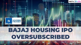 Bajaj Housing IPO Oversubscribed Sees Strong Response  Bajaj Housing Finance IPO News [upl. by Nelia460]