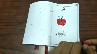 An easy way to learn alphabetsthumb printing for kidsfinger print art to learn alphabet [upl. by Ettevets]