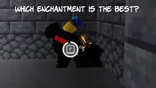 Which Enchantment is the best  Roblox Bedwars [upl. by Qifahs92]