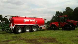 CASE Steiger Quadtrac mit GARANT Tridem Güllewagen PTR 24000 [upl. by Hafeenah]