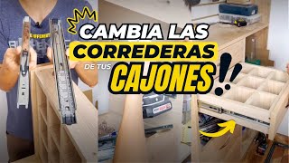 🚀🔧¿CÓMO CAMBIAR LAS CORREDERAS TELESCÓPICAS [upl. by Cooperman751]