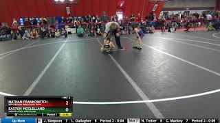 Bantam 56 Easton McClelland Higher Level Wrestling Vs Nathan Frankowitch Red Raiders Wrestling Tea [upl. by Xineohp41]