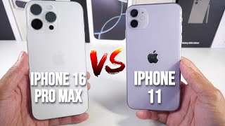 iPhone 11 VS iPhone 16 Pro Max Comparison Camera Test PUBG amp Display amp Speed [upl. by Colene]