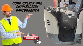 COMO OPERAR EMPILHADEIRA PANTOGRÁFICA [upl. by Lindy]