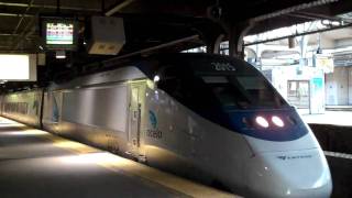 Amtrak Acela Express with Horn Action [upl. by Sherl141]