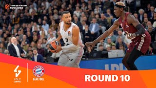 LDLC ASVEL VilleurbanneFC Bayern Munich  Round 10 Highlights  202324 Turkish Airlines EuroLeague [upl. by Derdle]