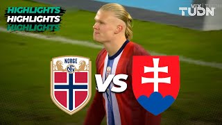 HIGHLIGHTS  Noruega vs Eslovaquia  Amistoso Internacional  TUDN [upl. by Alveta]