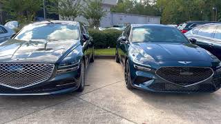 2022 Genesis G80 vs Genesis G70 [upl. by Alyar618]