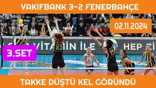 Vakıfbank 32 Fenerbahçe Medicana 02112024 [upl. by Bak]