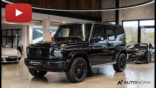 MercedesBenz G400D AMG Line Obsidian black  G manufaktur interieur Nappa black with gold stitching [upl. by Sachiko]