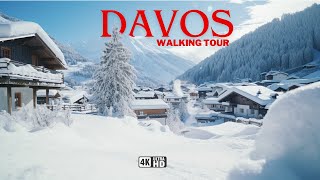 Davos Klosters Switzerland A Stunning 4K Walk Through Swiss Alps  SeeTheWorldInOrange [upl. by Carina759]