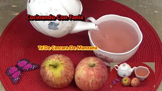 Increible elimina resfriados elimina las toxinas y desinflama el vientre te de cascara de manzana [upl. by Omlesna]