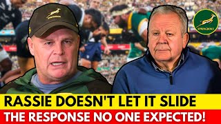 🔥RASSIE ERASMUS DOESNT STAY SILENT AND CONFRONTS THE WORLD RUGBY BOSS  SPRINGBOKS NEWS [upl. by Solim]