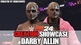 WWE 2K24 Creation Showcase Darby Allin  Created by RebelCaws [upl. by Li]