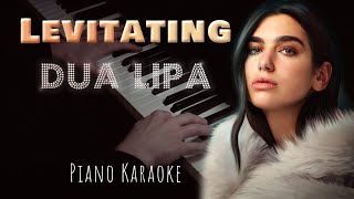 Dua Lipa Levitating Piano cover  Slowed  Karaoke  Sheet music [upl. by Nylatsyrk]