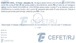 CEFET  RJ  2016  1ª Fase  Questão 18 – Matemática [upl. by Enal561]