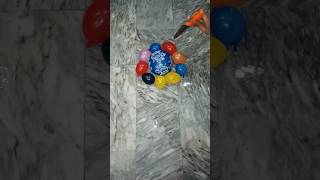 Colours balloon popping and reverseasmrsatisfiying entertainmentloveshorts youtubeshorts [upl. by Esnohpla]